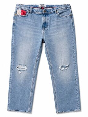 Tommy Hilfiger Light Blue Distressed Men's Jeans